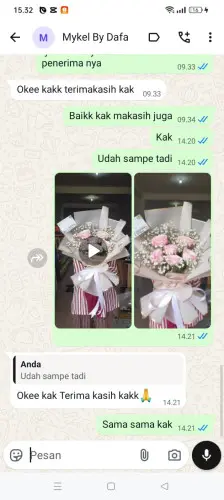 Testimonial Buket Bunga harapankarya