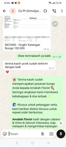 Testimonial Papan Bunga harapankarya